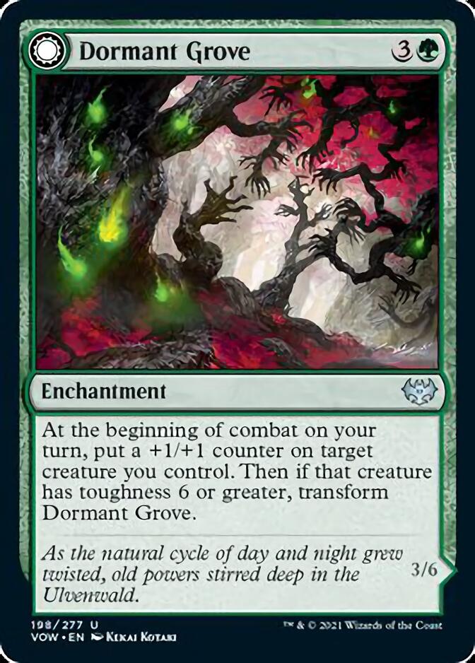 Dormant Grove // Gnarled Grovestrider [Innistrad: Crimson Vow] | Galactic Gamez