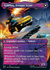 Goldbug, Humanity's Ally // Goldbug, Scrappy Scout (Shattered Glass) [Universes Beyond: Transformers] | Galactic Gamez