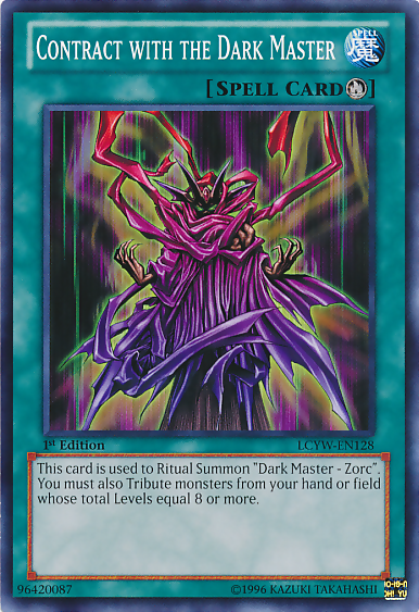 Contract with the Dark Master [LCYW-EN128] Common | Galactic Gamez