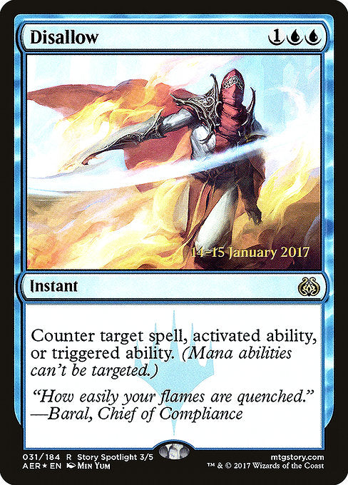 Disallow [Aether Revolt Promos] | Galactic Gamez