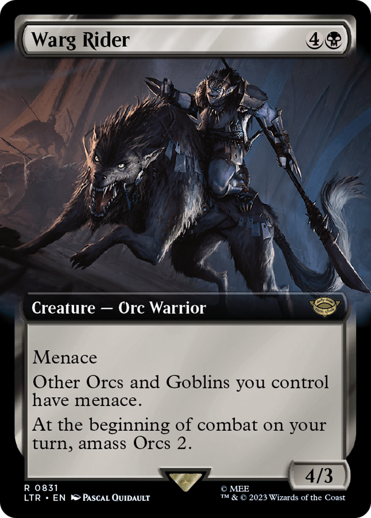 Warg Rider (Extended Art) [The Lord of the Rings: Tales of Middle-Earth] | Galactic Gamez
