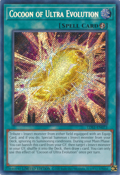 Cocoon of Ultra Evolution [LDS1-EN073] Secret Rare | Galactic Gamez