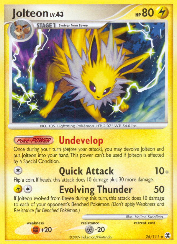 Jolteon (26/111) [Platinum: Rising Rivals] | Galactic Gamez