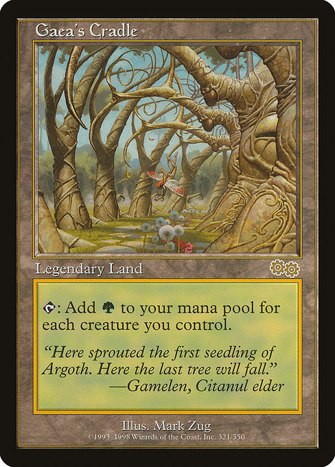 Gaea's Cradle [Urza's Saga] | Galactic Gamez