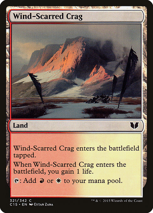 Wind-Scarred Crag [Commander 2015] | Galactic Gamez