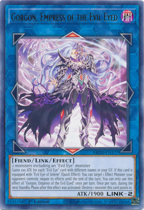 Gorgon, Empress of the Evil Eyed [MP20-EN177] Rare | Galactic Gamez