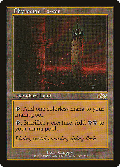 Phyrexian Tower [Urza's Saga] | Galactic Gamez