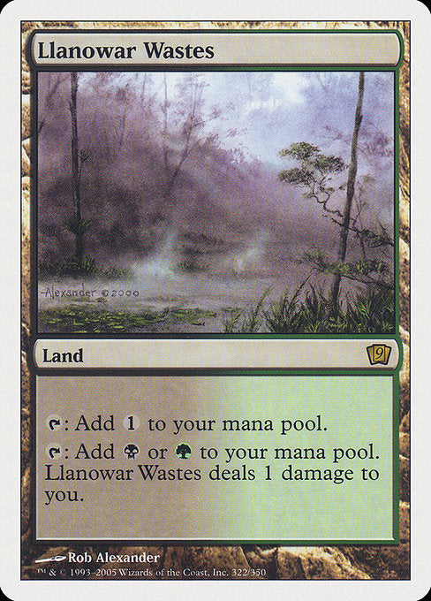 Llanowar Wastes [Ninth Edition] | Galactic Gamez