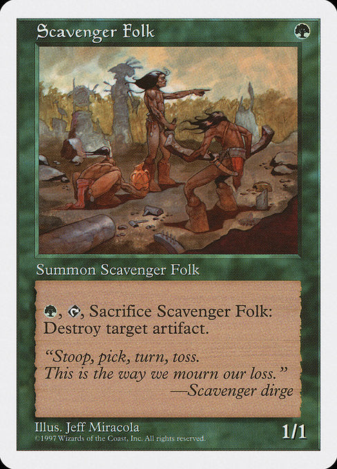 Scavenger Folk [Fifth Edition] | Galactic Gamez