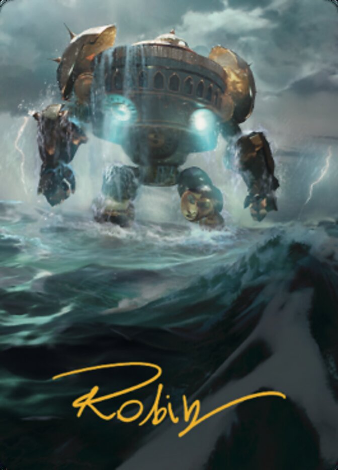 Island Art Card (Gold-Stamped Signature) [The Brothers' War Art Series] | Galactic Gamez