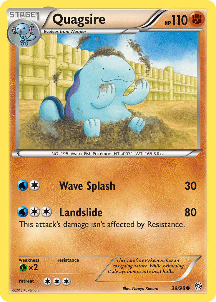 Quagsire (39/98) [XY: Ancient Origins] | Galactic Gamez