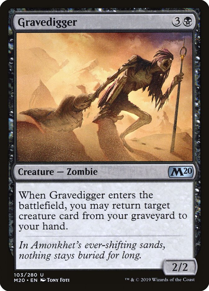 Gravedigger [Core Set 2020] | Galactic Gamez