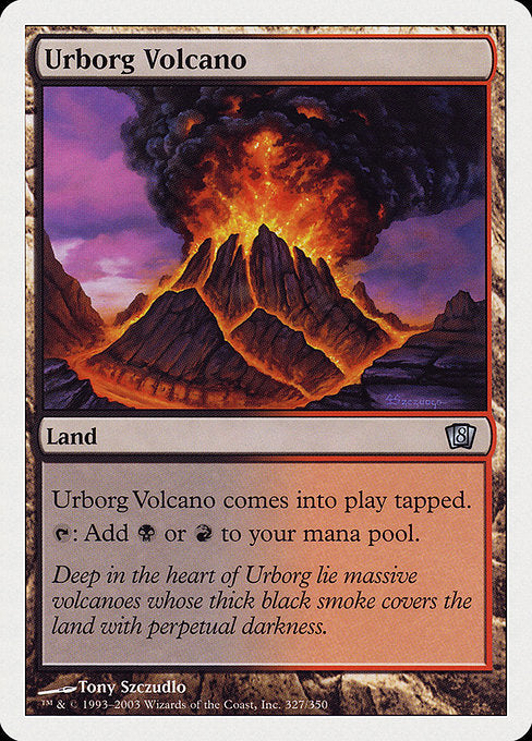 Urborg Volcano [Eighth Edition] | Galactic Gamez