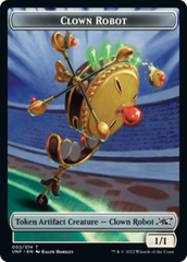 Clown Robot (002) // Treasure (013) Double-sided Token [Unfinity Tokens] | Galactic Gamez