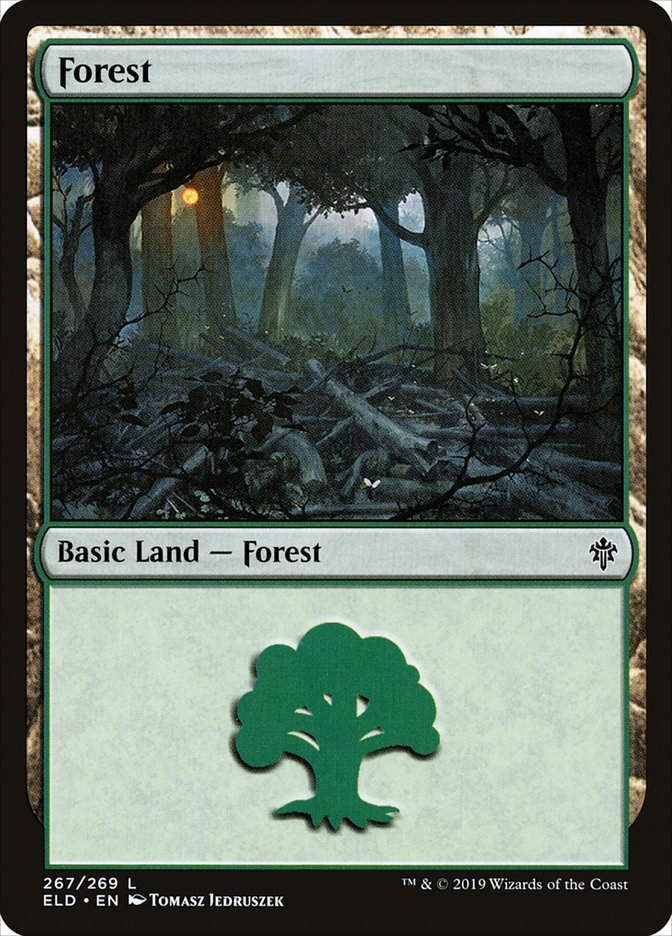 Forest (267) [Throne of Eldraine] | Galactic Gamez