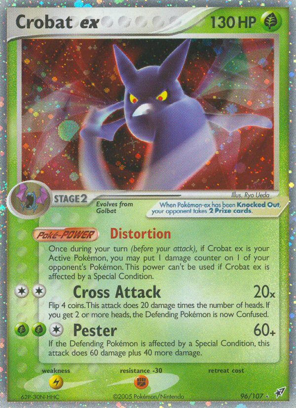 Crobat ex (96/107) [EX: Deoxys] | Galactic Gamez