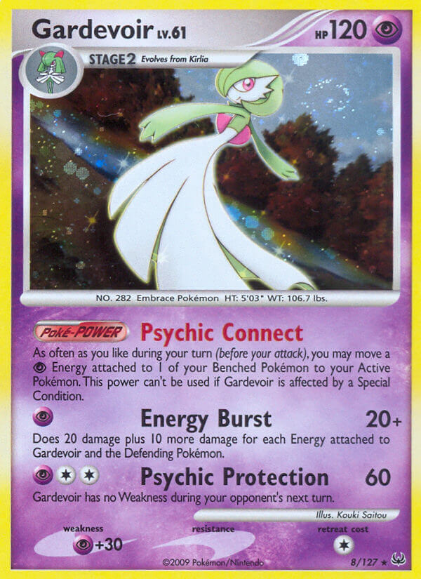 Gardevoir (8/127) (Theme Deck Exclusive) [Platinum: Base Set] | Galactic Gamez