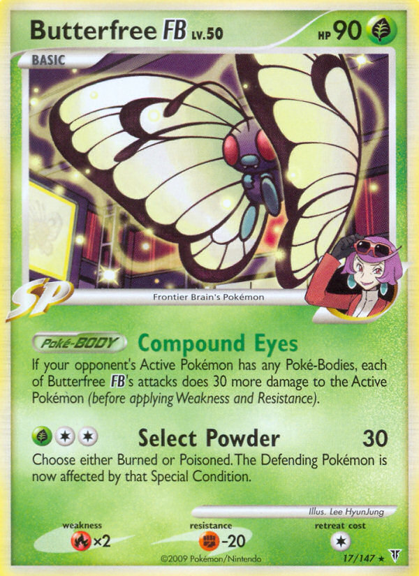 Butterfree FB (17/147) [Platinum: Supreme Victors] | Galactic Gamez