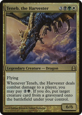 Teneb, the Harvester (Oversized) [Commander 2011 Oversized] | Galactic Gamez