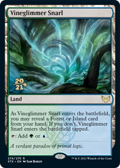 Vineglimmer Snarl [Strixhaven: School of Mages Prerelease Promos] | Galactic Gamez