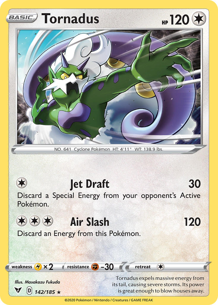 Tornadus (142/185) [Sword & Shield: Vivid Voltage] | Galactic Gamez