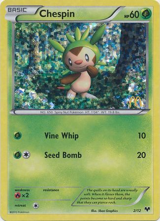 Chespin (2/12) [McDonald's Promos: 2014 Collection] | Galactic Gamez