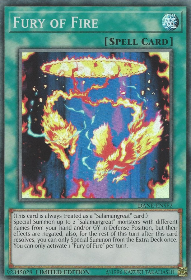 Fury of Fire [DANE-ENSE2] Super Rare | Galactic Gamez