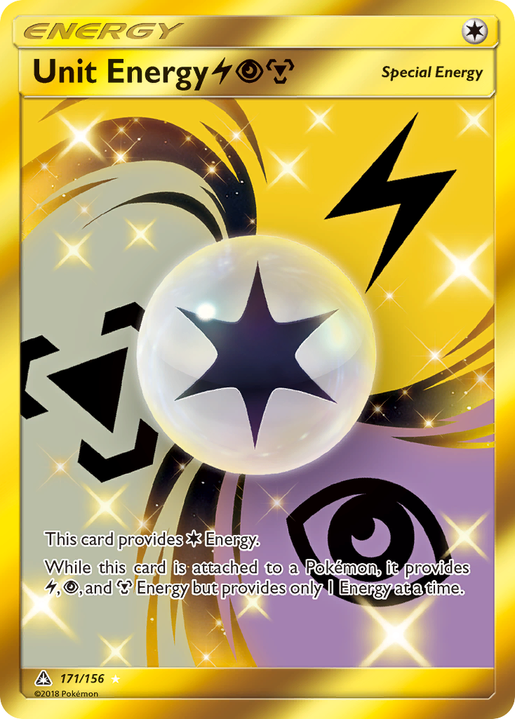 Unit Energy (171/156) (Lightning, Psychic, Metal) [Sun & Moon: Ultra Prism] | Galactic Gamez