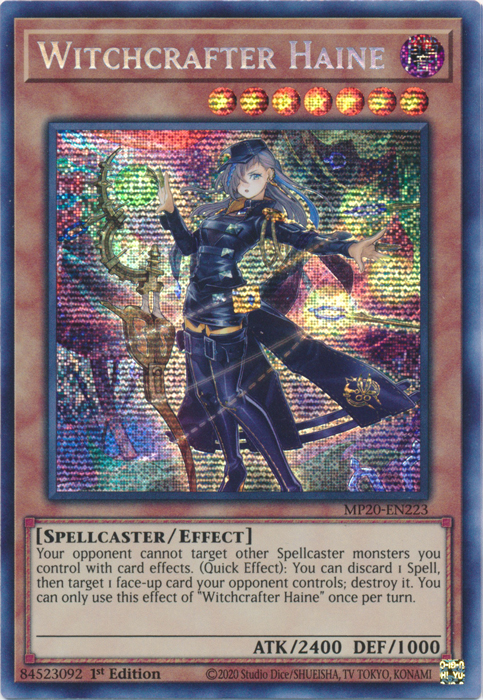 Witchcrafter Haine [MP20-EN223] Prismatic Secret Rare | Galactic Gamez