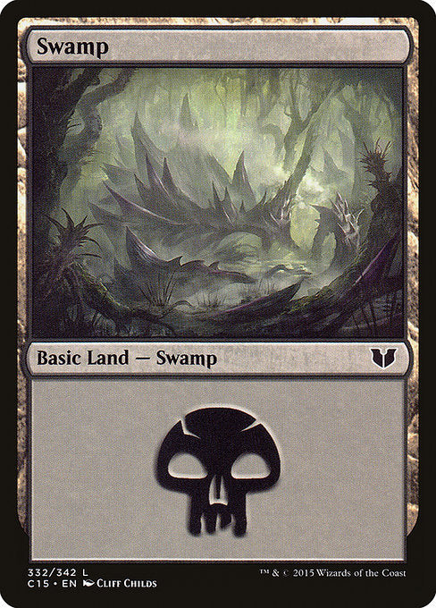 Swamp [Commander 2015] | Galactic Gamez