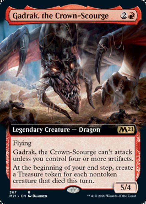 Gadrak, the Crown-Scourge (Extended Art) [Core Set 2021] | Galactic Gamez