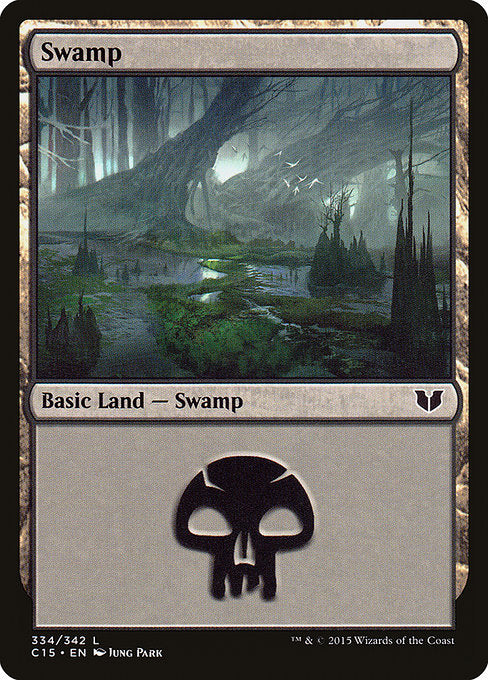 Swamp [Commander 2015] | Galactic Gamez