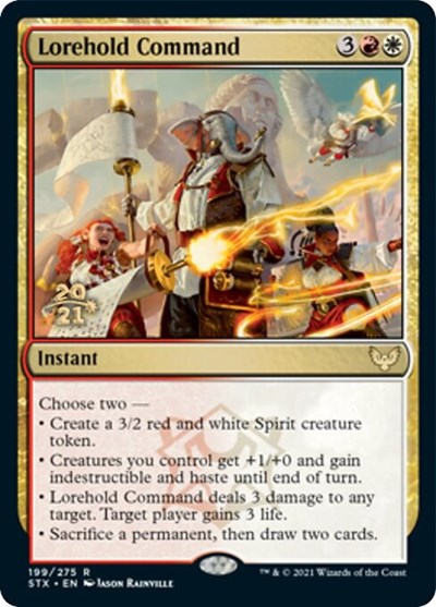 Lorehold Command [Strixhaven: School of Mages Prerelease Promos] | Galactic Gamez
