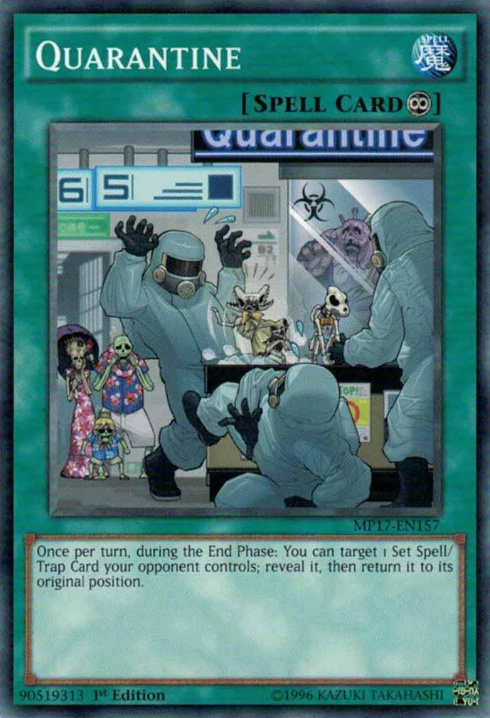 Quarantine [MP17-EN157] Common | Galactic Gamez