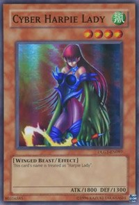 Cyber Harpie Lady [DLG1-EN097] Super Rare | Galactic Gamez