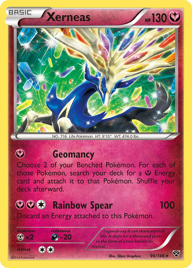 Xerneas (96/146) [XY: Base Set] | Galactic Gamez