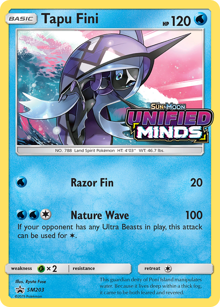 Tapu Fini (SM203) [Sun & Moon: Black Star Promos] | Galactic Gamez