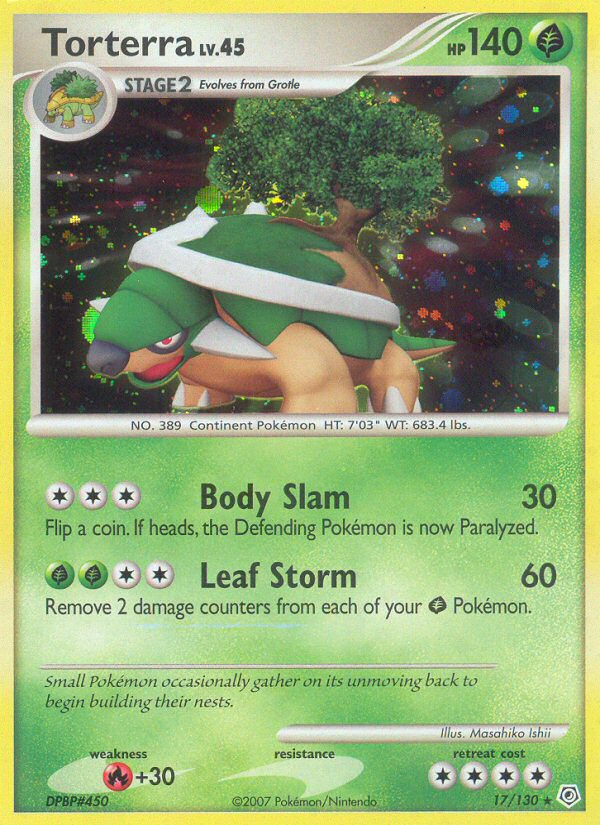 Torterra (17/130) [Diamond & Pearl: Base Set] | Galactic Gamez