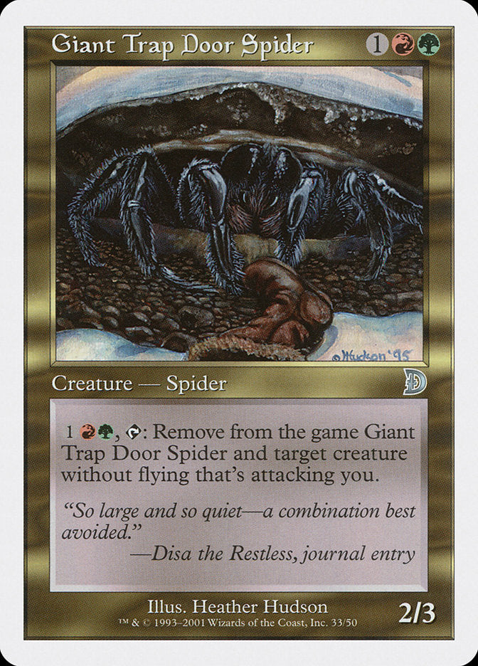 Giant Trap Door Spider [Deckmasters] | Galactic Gamez