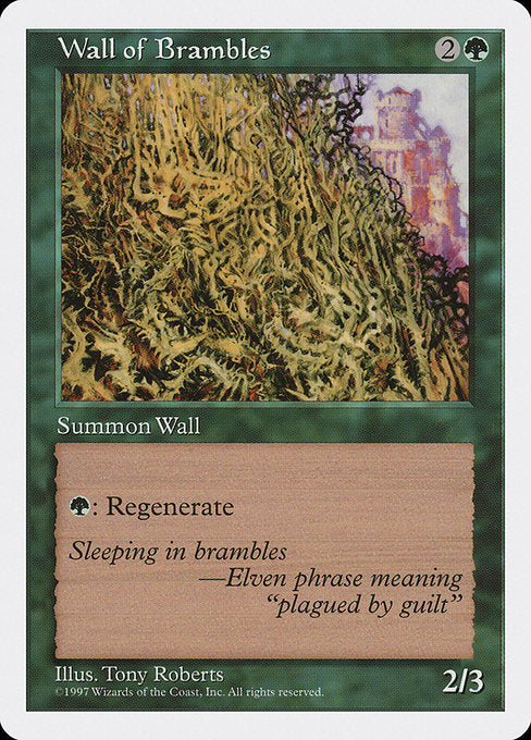 Wall of Brambles [Fifth Edition] | Galactic Gamez