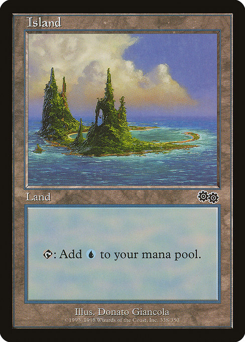 Island [Urza's Saga] | Galactic Gamez