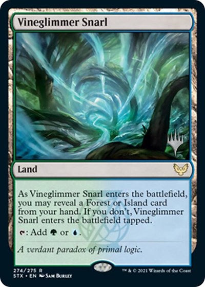 Vineglimmer Snarl (Promo Pack) [Strixhaven: School of Mages Promos] | Galactic Gamez