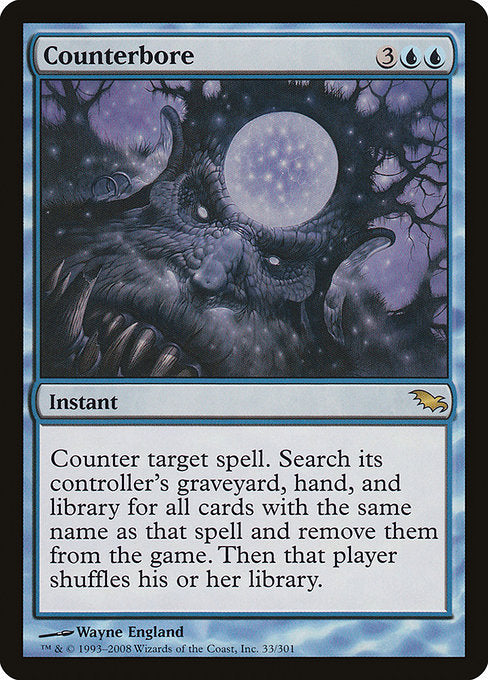 Counterbore [Shadowmoor] | Galactic Gamez