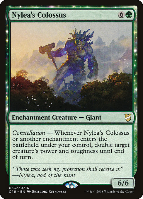 Nylea's Colossus [Commander 2018] | Galactic Gamez