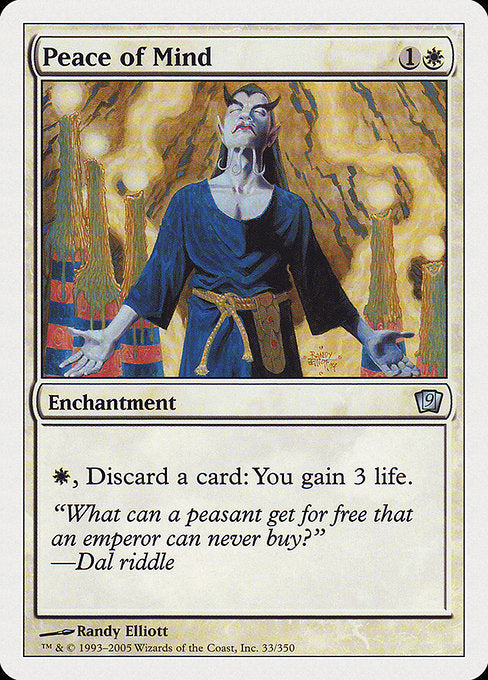 Peace of Mind [Ninth Edition] | Galactic Gamez
