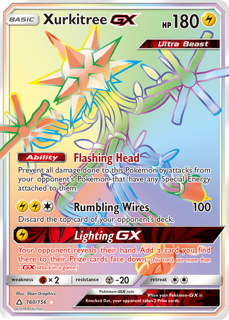 Xurkitree GX (160/156) [Sun & Moon: Ultra Prism] | Galactic Gamez