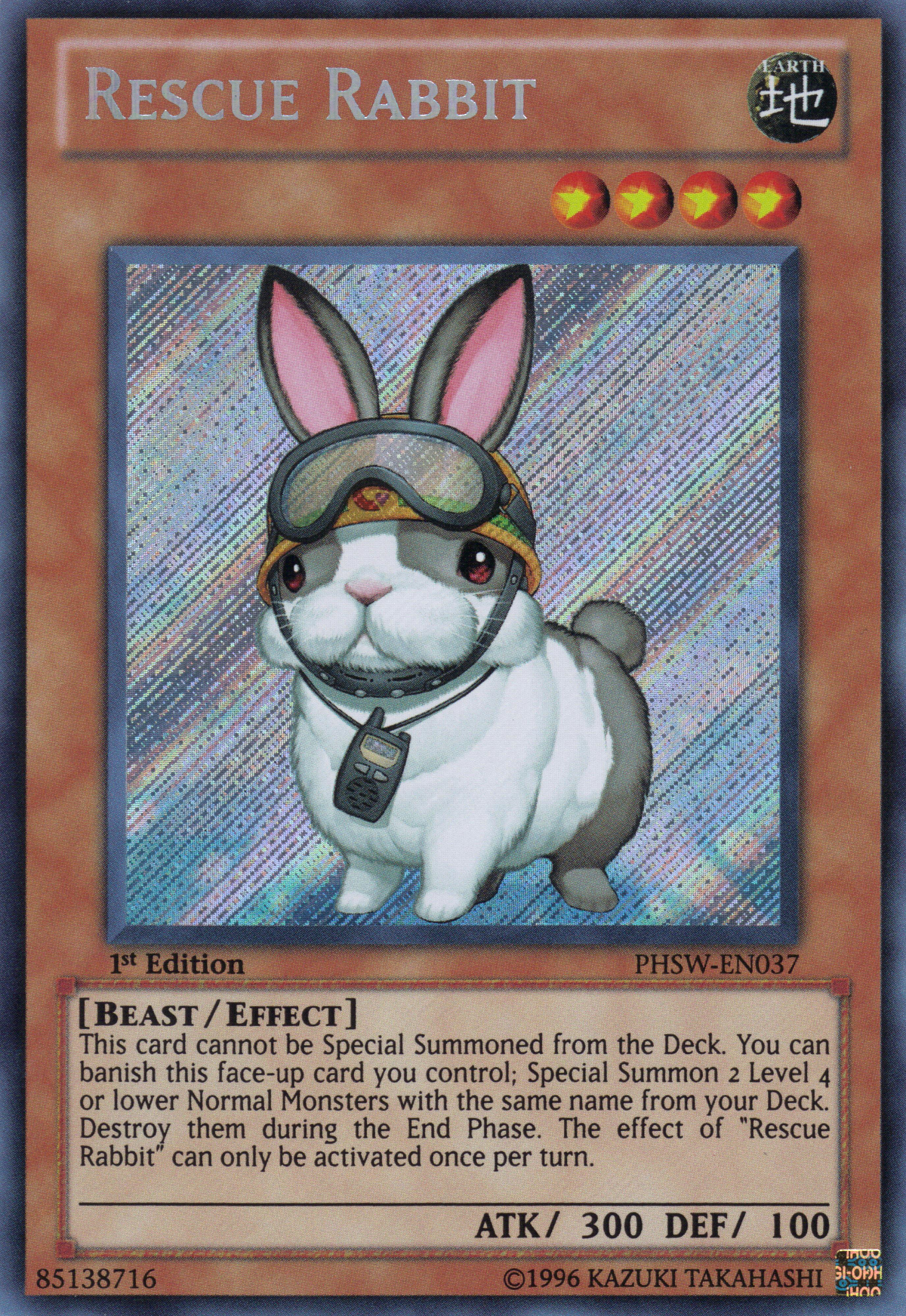 Rescue Rabbit [PHSW-EN037] Secret Rare | Galactic Gamez