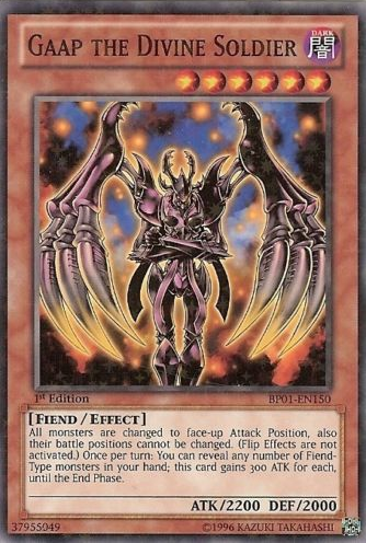 Gaap the Divine Soldier [BP01-EN150] Starfoil Rare | Galactic Gamez