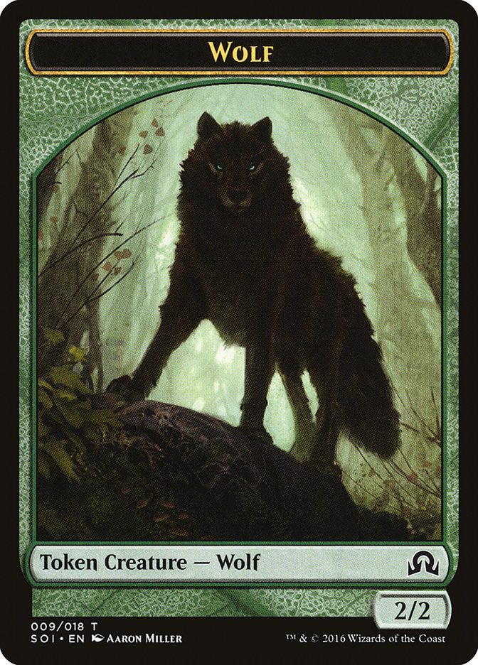 Wolf [Shadows over Innistrad Tokens] | Galactic Gamez