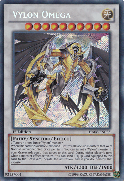 Vylon Omega [HA06-EN023] Secret Rare | Galactic Gamez